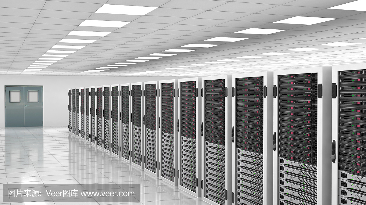 現(xiàn)代內(nèi)部的服務(wù)器室,超級(jí)計(jì)算機(jī),服務(wù)器室,數(shù)據(jù)中心,數(shù)據(jù)安全中心。